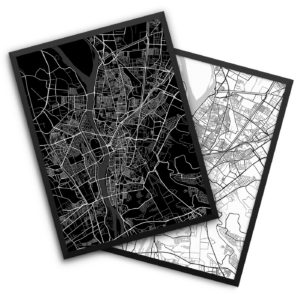 Cairo Egypt City Map Decor