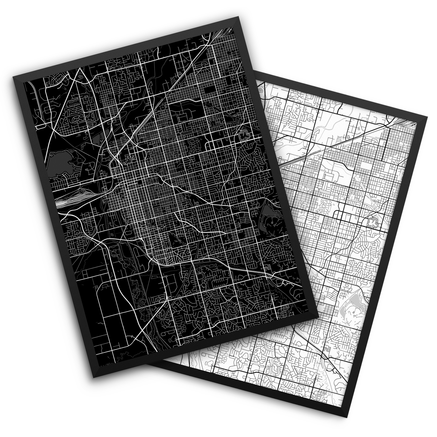 Lincoln NE City Map Decor