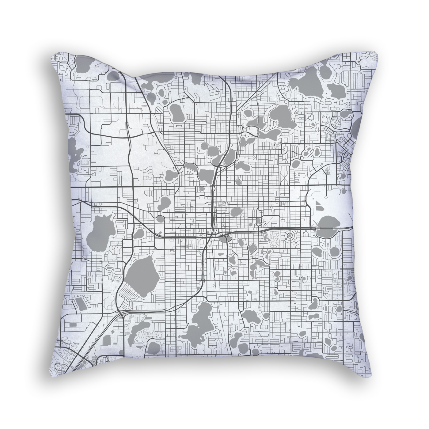 Multicolor 18x18 Florida Is Calling USA Traveler Apparel Calling and I Must Go Florida Map Throw Pillow 