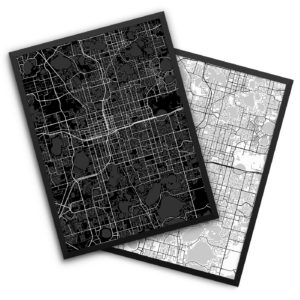 Orlando FL City Map Decor