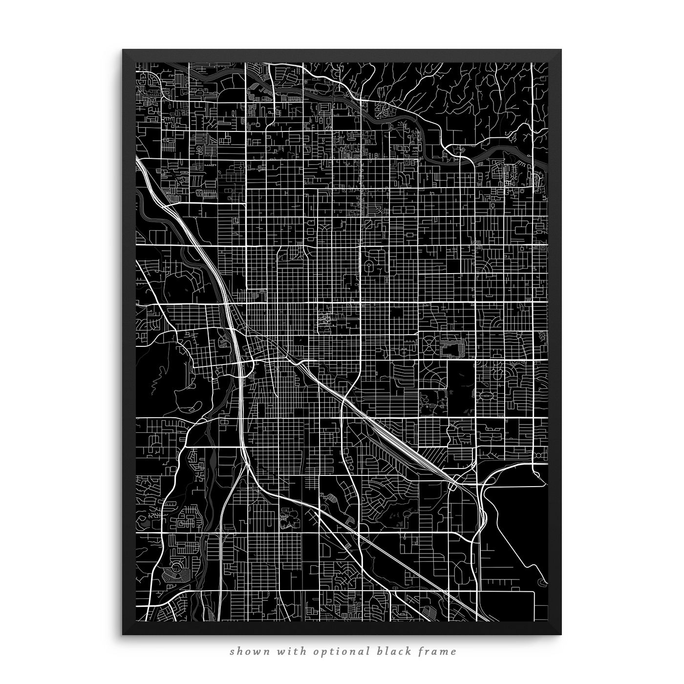 Tucson Arizona Poster – City Map Decor