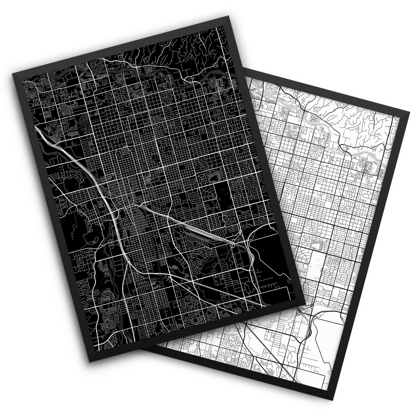 Tucson AZ City Map Decor
