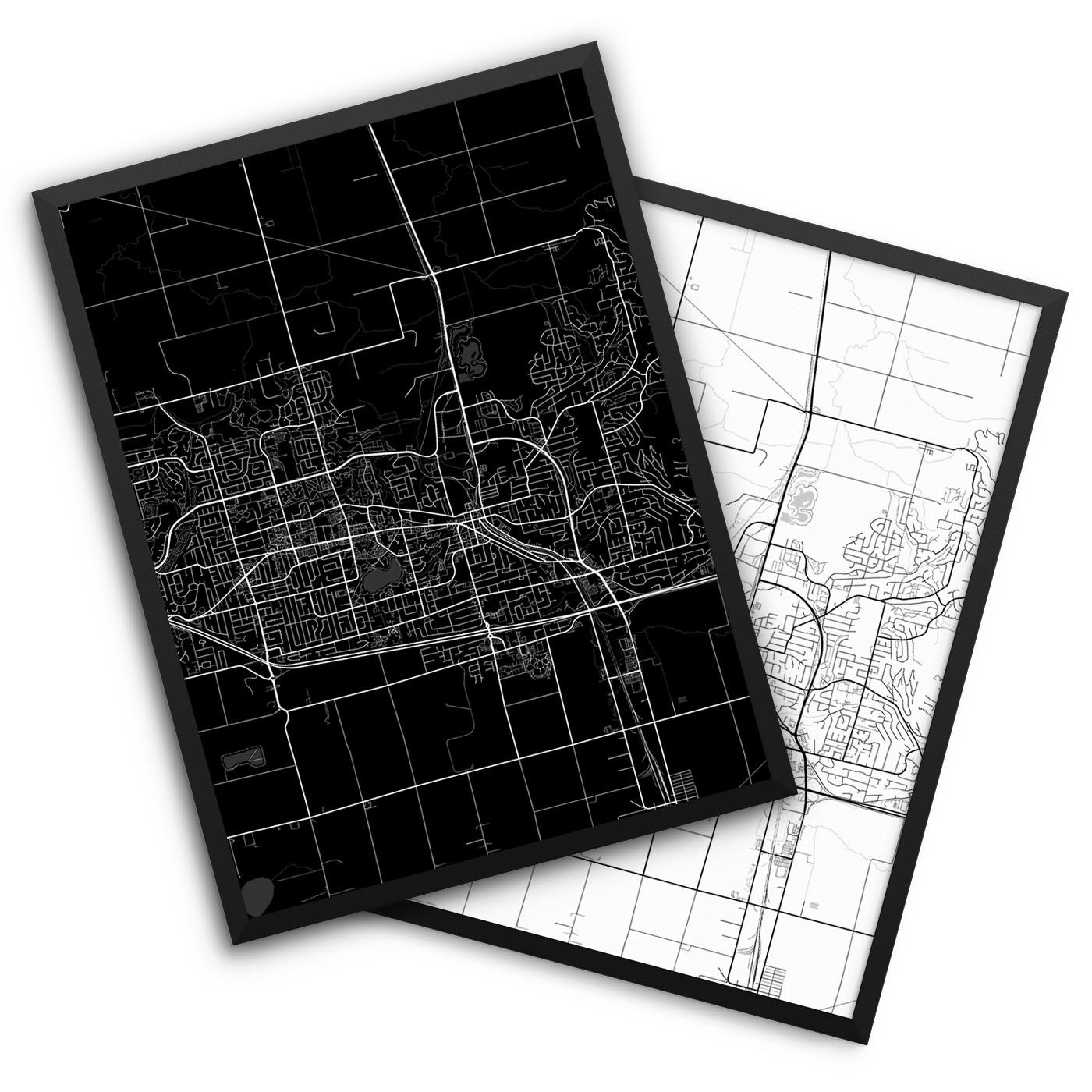Abbotsford Canada City Map Decor